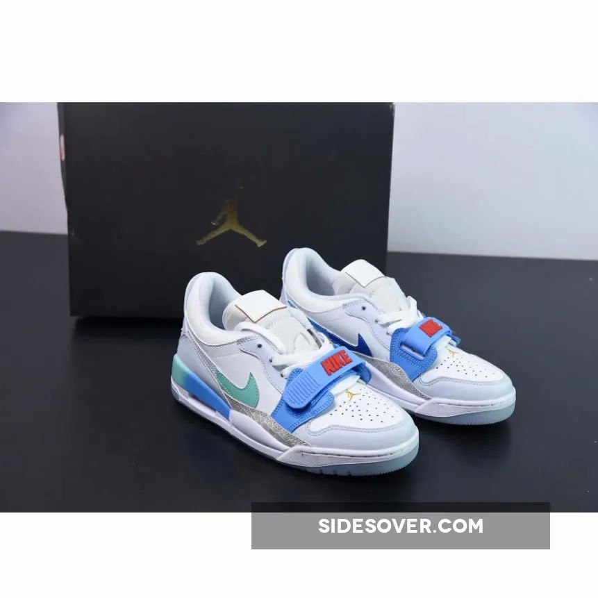 Jordan Legacy 312 Low White/Aqua/Red