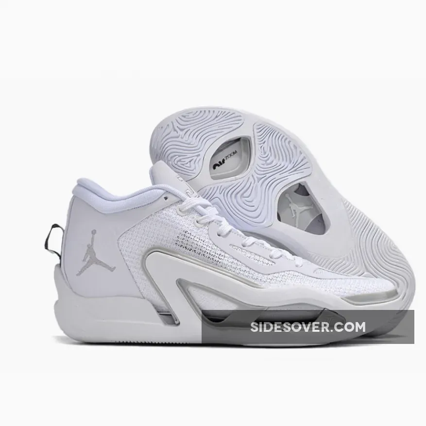 Jordan Tatum 1 "Pure Money" White/Grey Fog