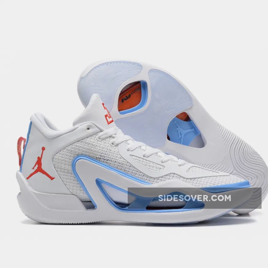 Jordan Tatum 1 "St. Louis" White/University Red-Blue