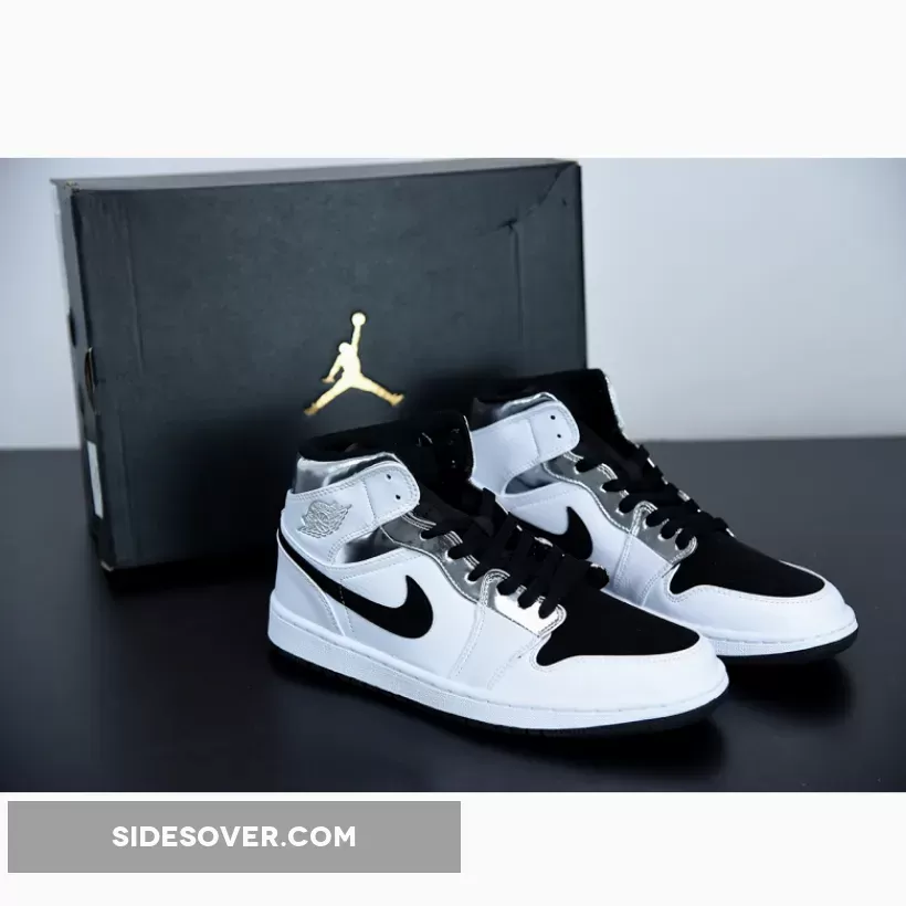 Kawhi Leonard Air Jordan 1 Mid White/Silver