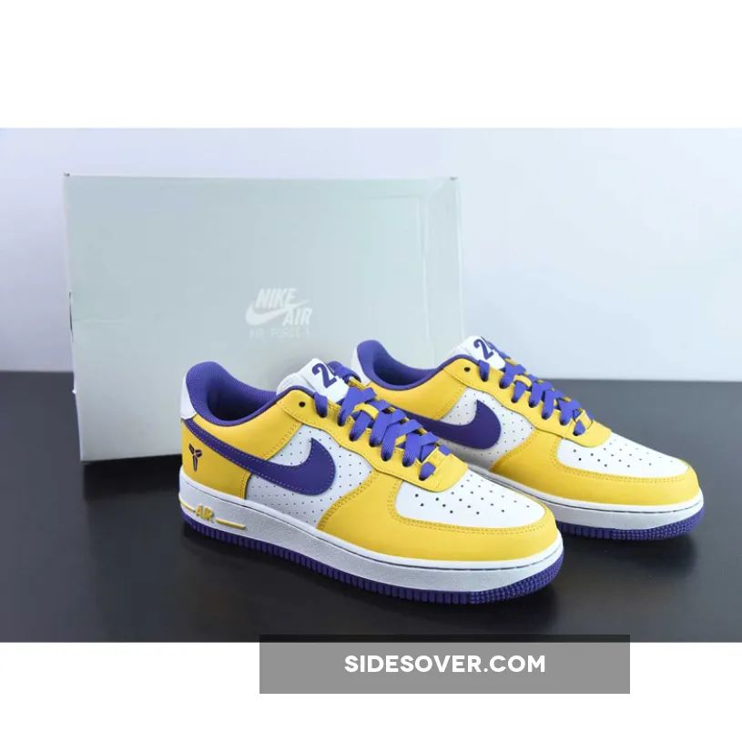 Kobe Bryant X Nike Air Force 1 Low White/Varsity Maize/Purple