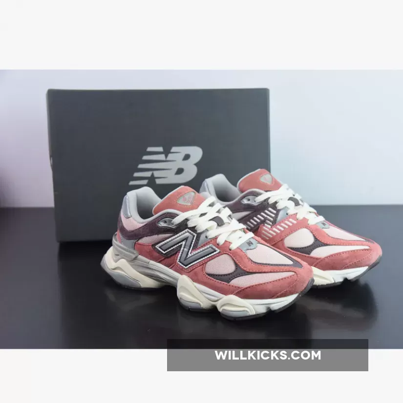 New Balance 9060 ‘Cherry Blossom’ Mineral Red/Truffle/Rain Cloud