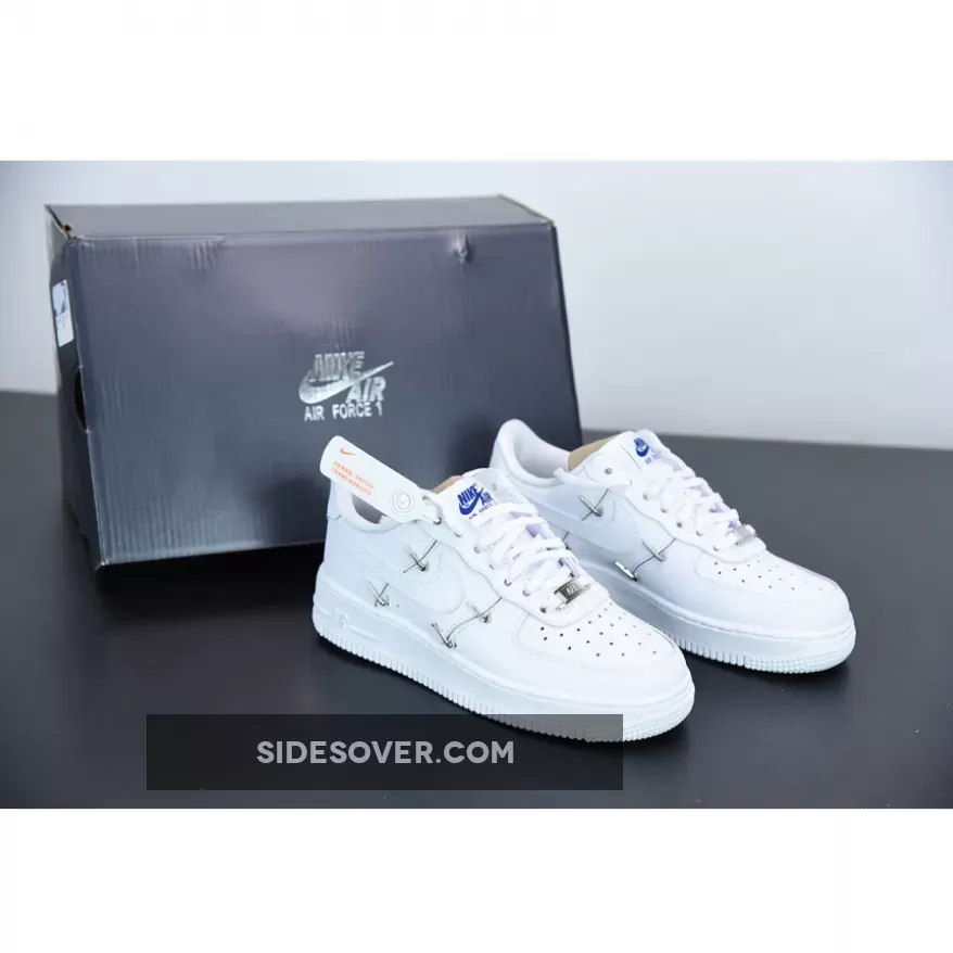 Nike Air Force 1 07 LX Chrome Swooshes White