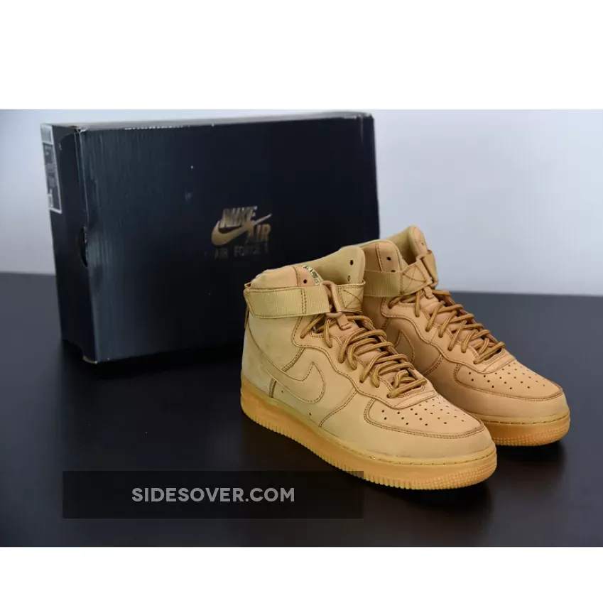 Nike Air Force 1 High "Flax" Flax/Outdoor Green-Gum