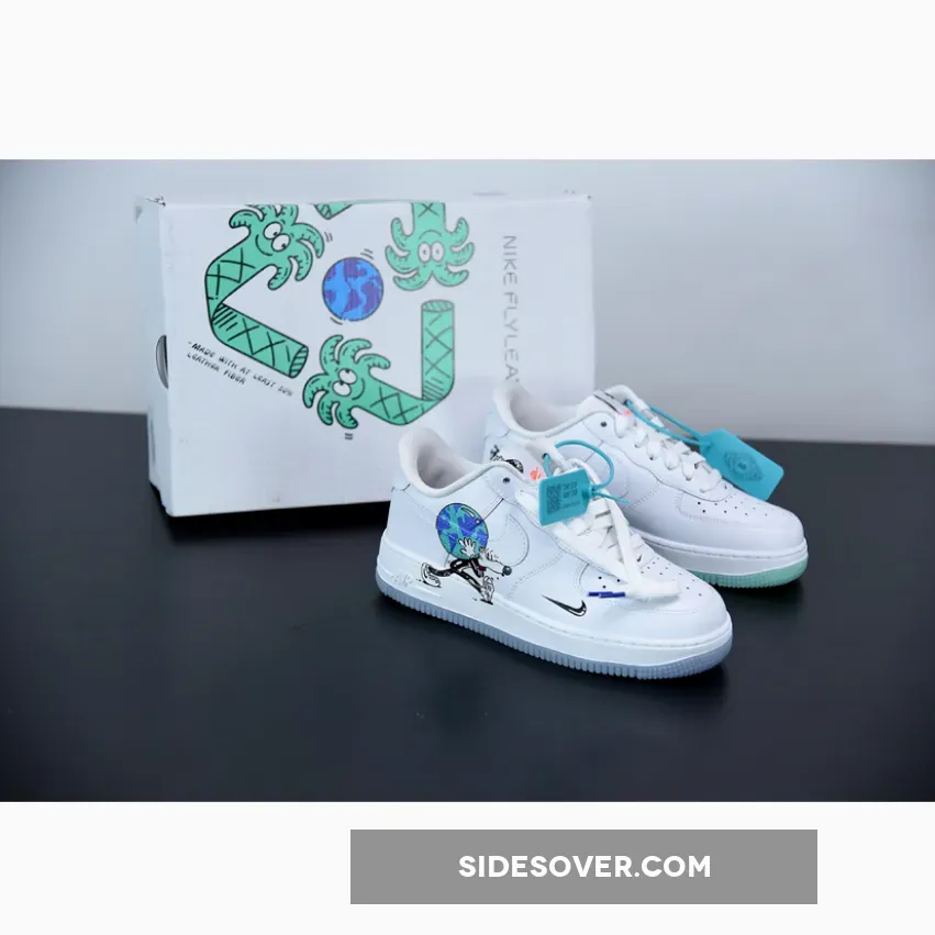 Nike Air Force 1 Low "Earth Day" White