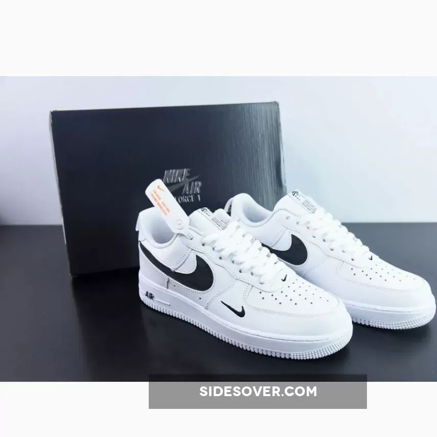 Nike Air Force 1 Low Multi-Etch Swoosh White Black