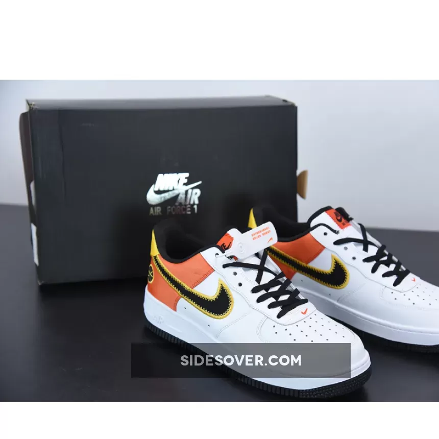 Nike Air Force 1 Low "Rayguns" White/Black/Orange Flash/Amarillo