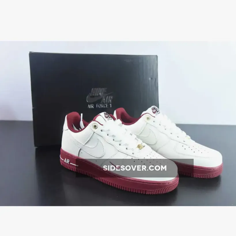 Nike Air Force 1 Low Sail/Metallic Gold/Team Red