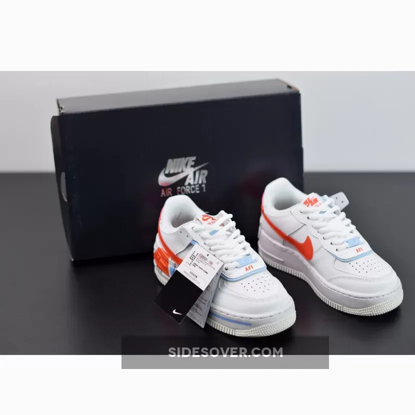 Nike Air Force 1 Shadow Summit White/Team Orange