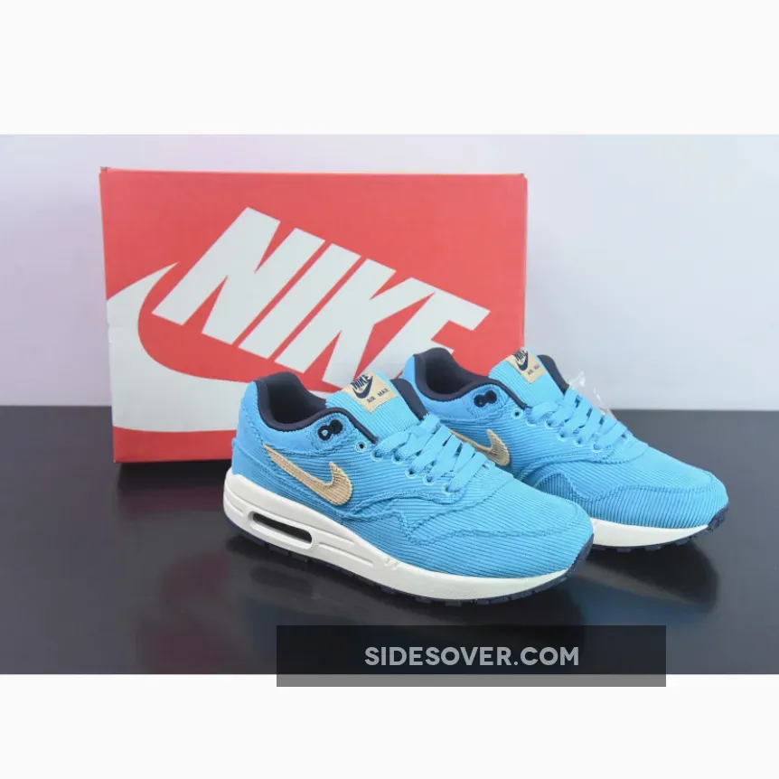 Nike Air Max 1 Corduroy Baltic Blue/Sesame-Sail