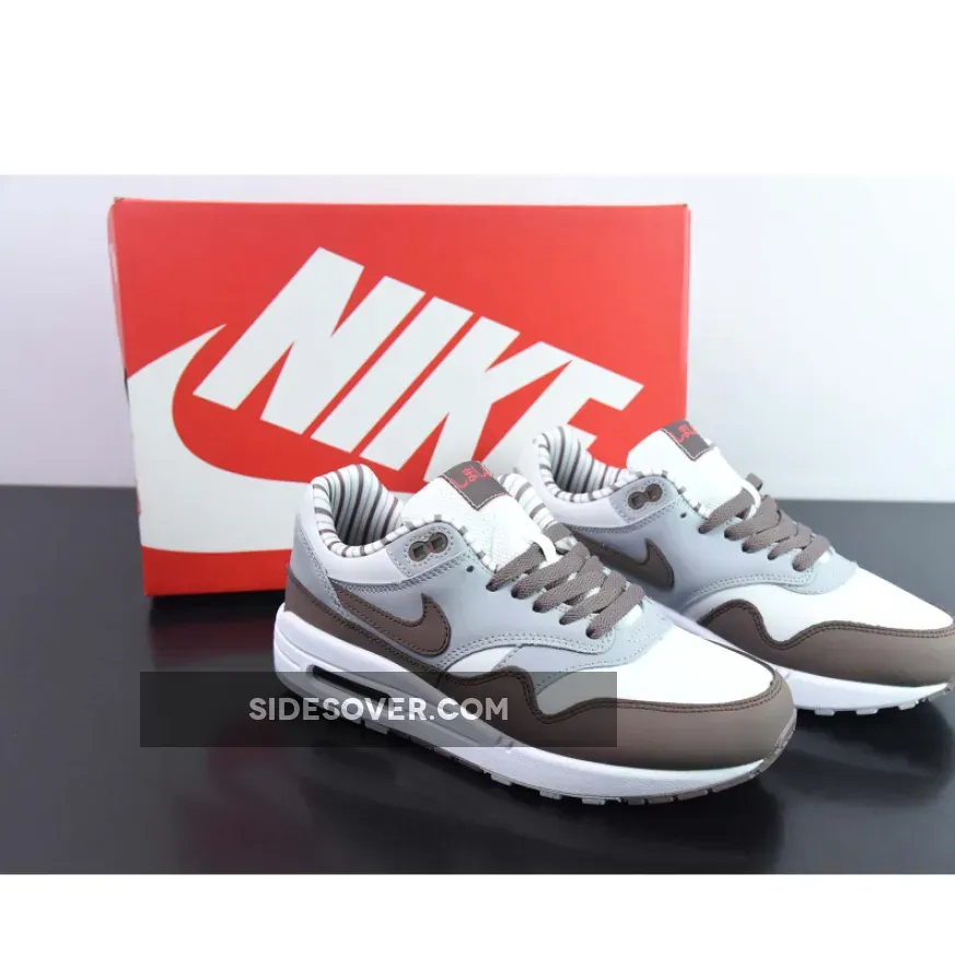 Nike Air Max 1 Premium ‘Shima Shima’ White/Plum Eclipse/Wolf Grey
