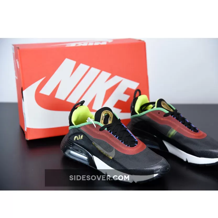 Nike Air Max 2090 "Hidden Message" Black/Metallic Gold/Racer Blue/Green Spark