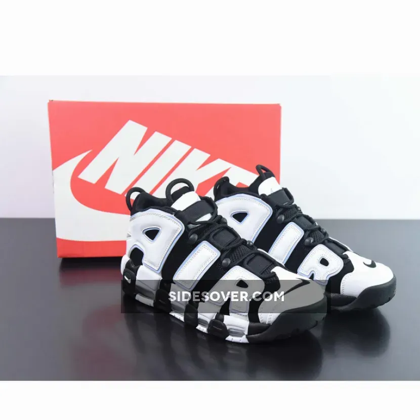 Nike Air More Uptempo Black/White-Multi-Color-Cobalt Bliss