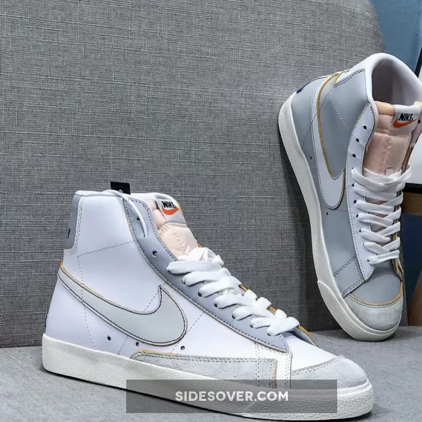 Nike Blazer Mid ’77 "Label Maker" White/Fierce Purple-Varsity Royal