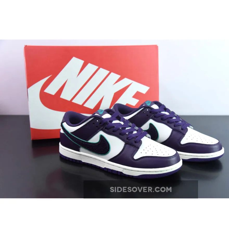 Nike Dunk Low "Chenille Swoosh" Grand Purple