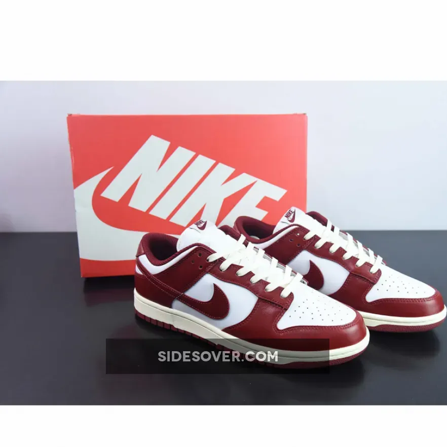 Nike Dunk Low PRM Vintage Team Red (Womens)