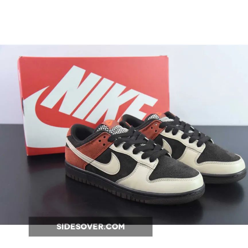 Nike Dunk Low "Red Panda" Velvet Brown/Sanddrift-Orange