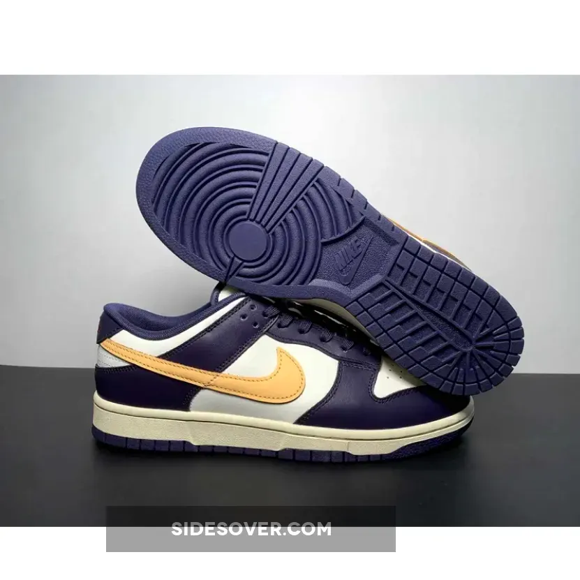 Nike Dunk Low Sail/Coconut Milk-Purple Ink