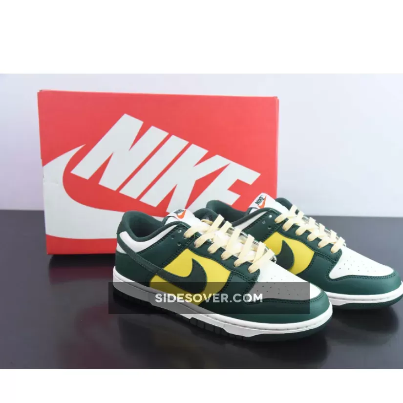 Nike Dunk Low Sail/Opti Yellow-Noble Green FD0350-133