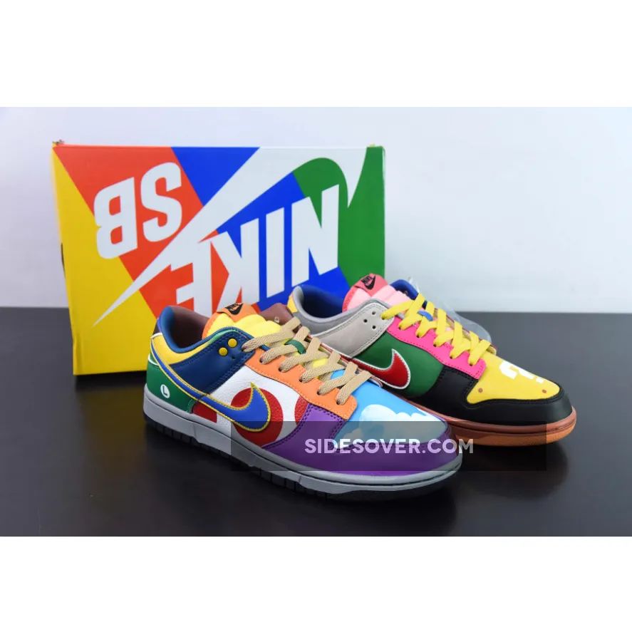 Nike Dunk Low "What the Super Mario" Custom