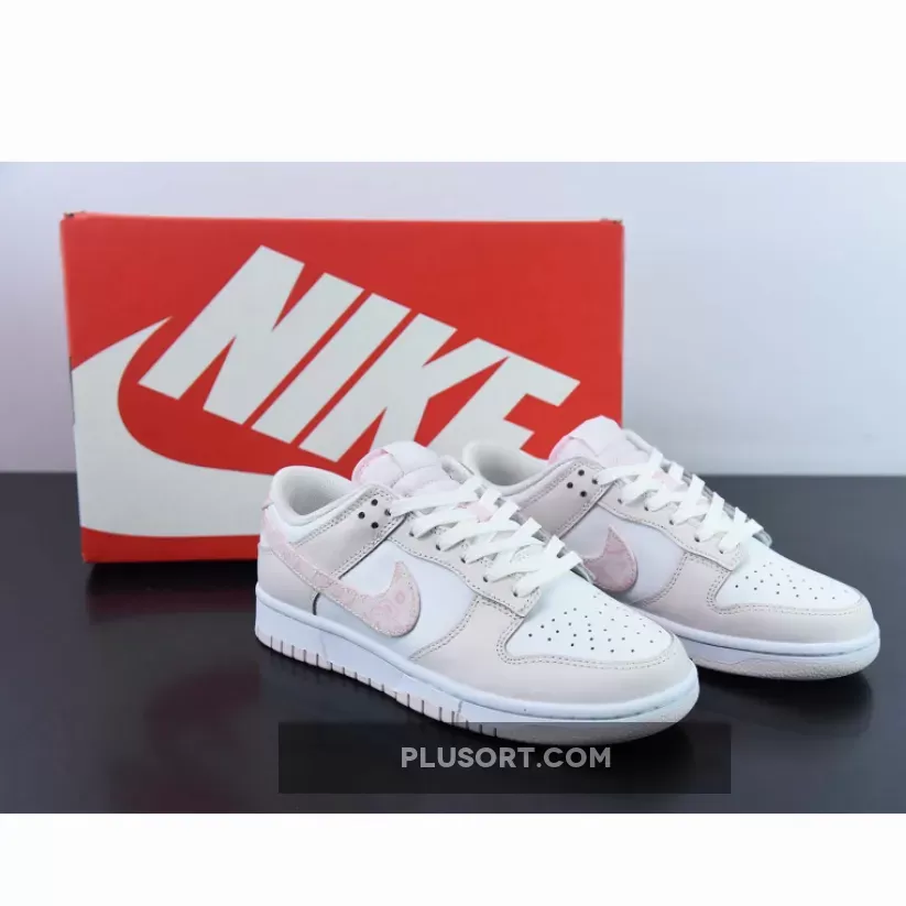 Nike Dunk Low WMNS "Pink Paisley" White/Soft Pink
