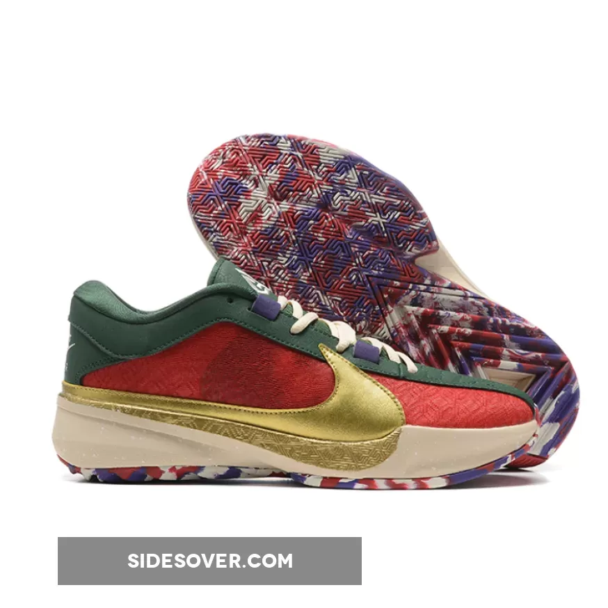 Nike Freak 5 "Keep It A Buck" Gym Red/Metallic Gold