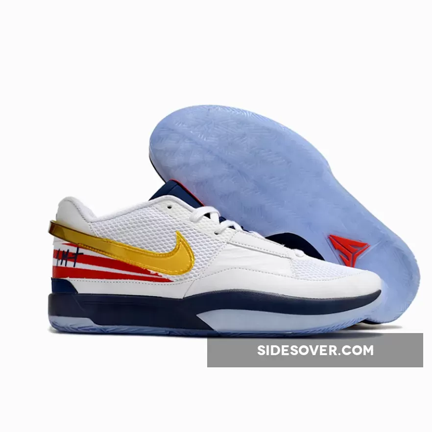 Nike JA 1 "USA" White Navy Gold Red