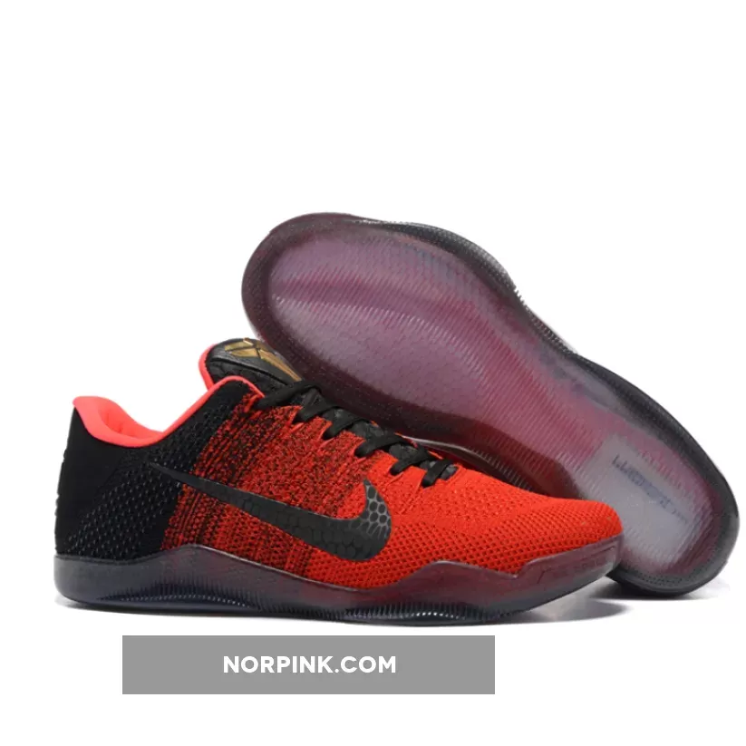Nike Kobe 11 "Achilles Heel" University Red/Black-Bright Crimson-Metallic Gold