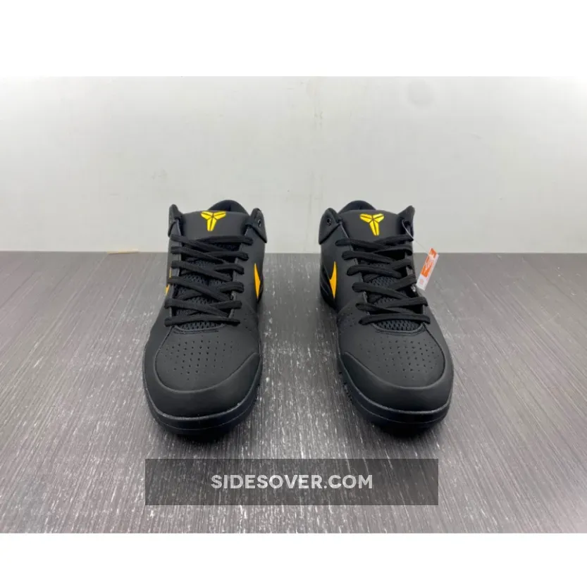 Nike Kobe 4 Protro "Black Mamba" Black University Gold Nike Kobe 4 Protro "Black Mamba" Black University Gold