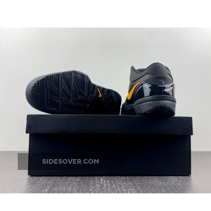 Nike Kobe 4 Protro "Black Mamba" Black University Gold Nike Kobe 4 Protro "Black Mamba" Black University Gold