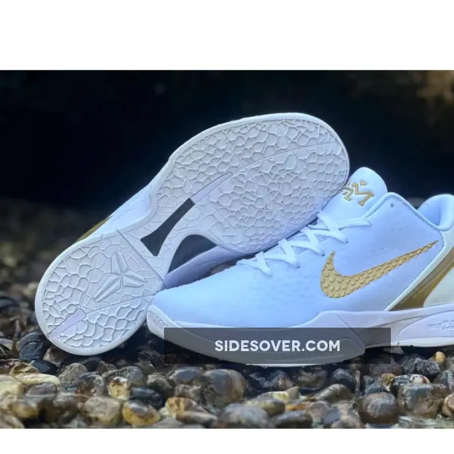 Nike Kobe 6 Protro "BHM" White/Metallic Gold