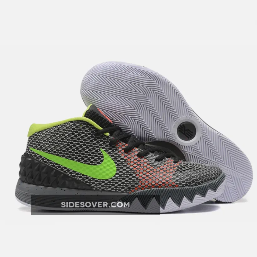 Nike Kyrie 1 "Dungeon" Deep Pewter/Tumbled Grey-Night Silver-Volt