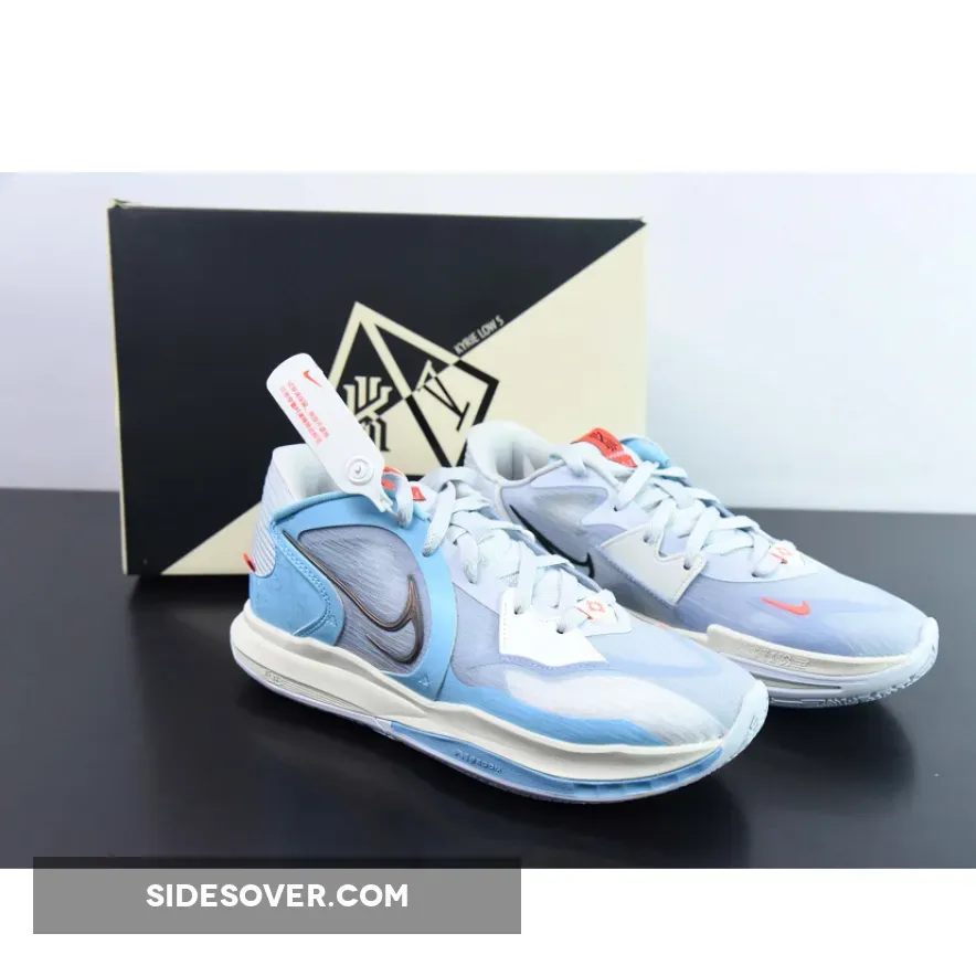 Nike Kyrie Low 5 Football Grey/Black/Blue Chill/Sail DJ6012-003 (Copy)
