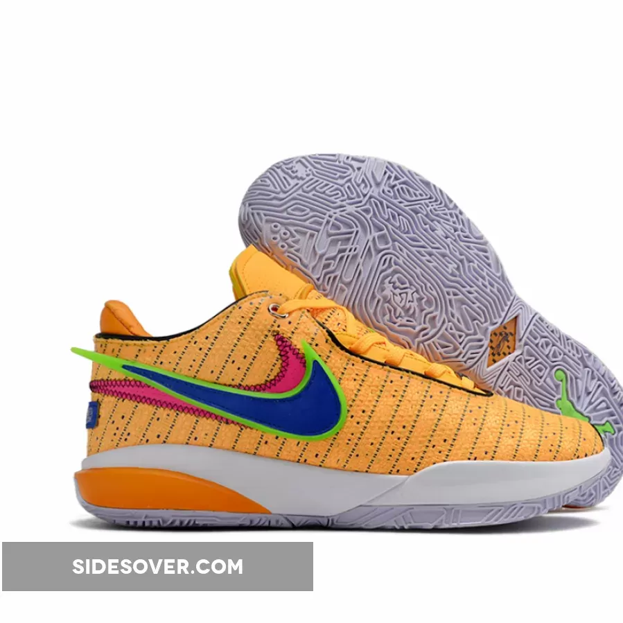 Nike LeBron 20 Laser Orange/Racer Blue-Hyper Pink-White