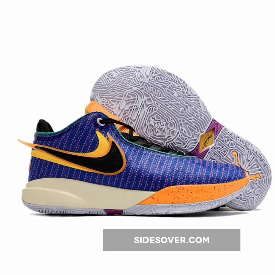 Nike LeBron 20 Racer Blue/Black-Vivid Purple