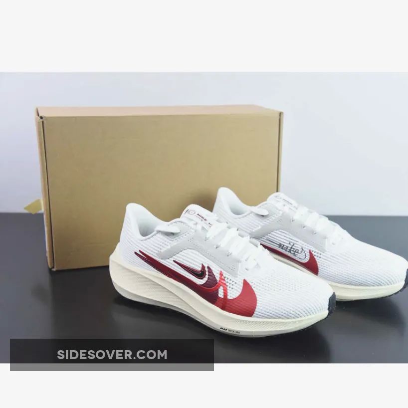 Nike Zoom Pegasus 40 White/University Red/Multi-Color