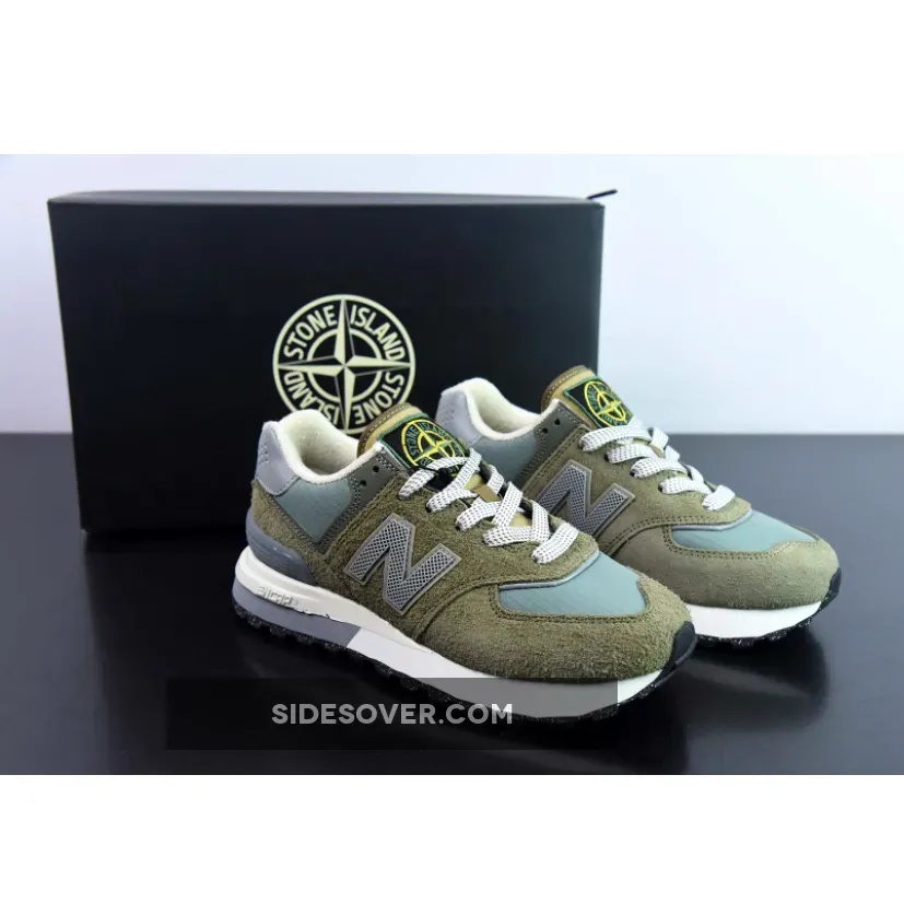 Stone Island x New Balance 574 Steel Blue/Grey