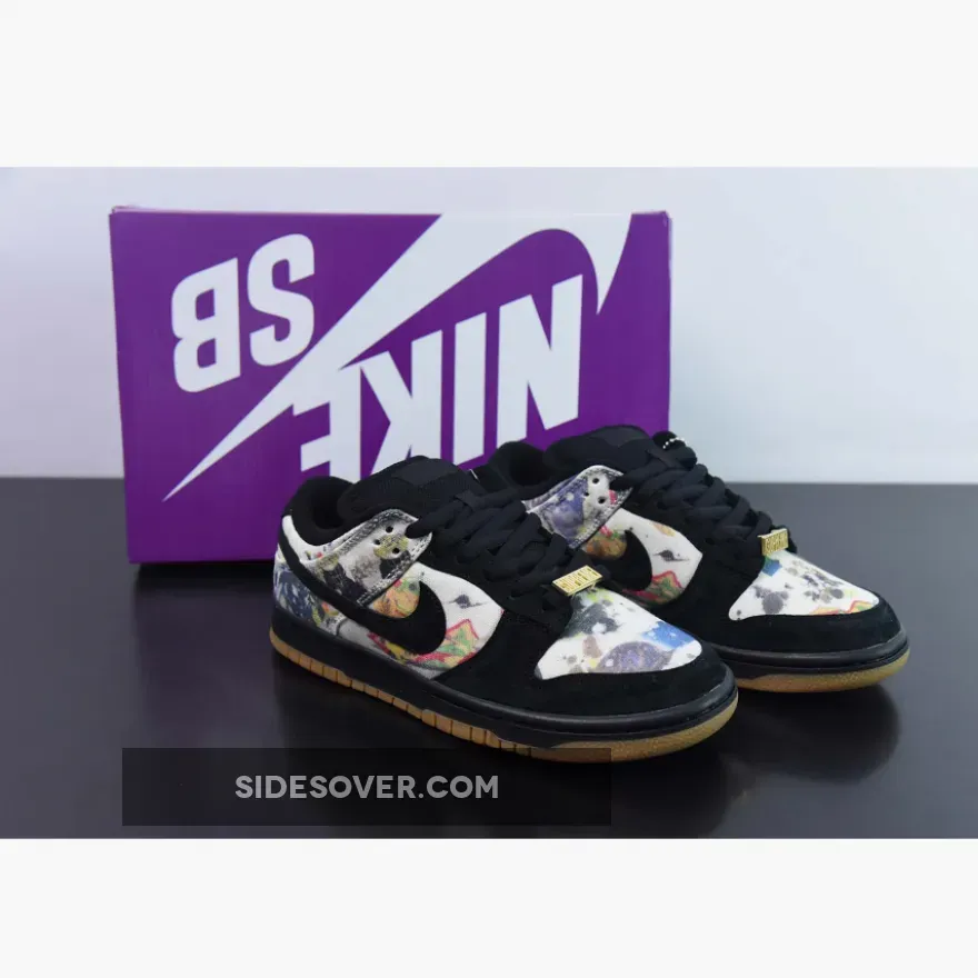 Supreme X Nike SB Dunk Low Rammellzee Black Multi-Color