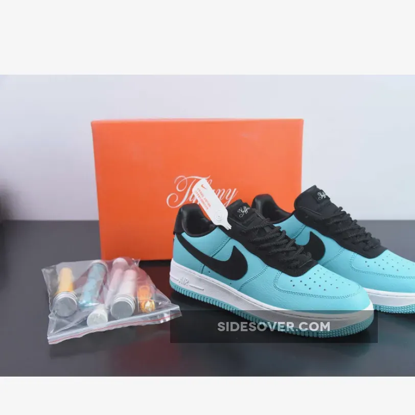 Tiff x Nike Air Force 1 Low "1837" Aqua Black