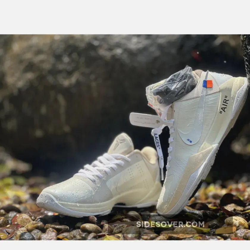 Undefeated x Custom Nike Kobe 5 Protro Rice White Undefeated x Custom Nike Kobe 5 Protro Rice White