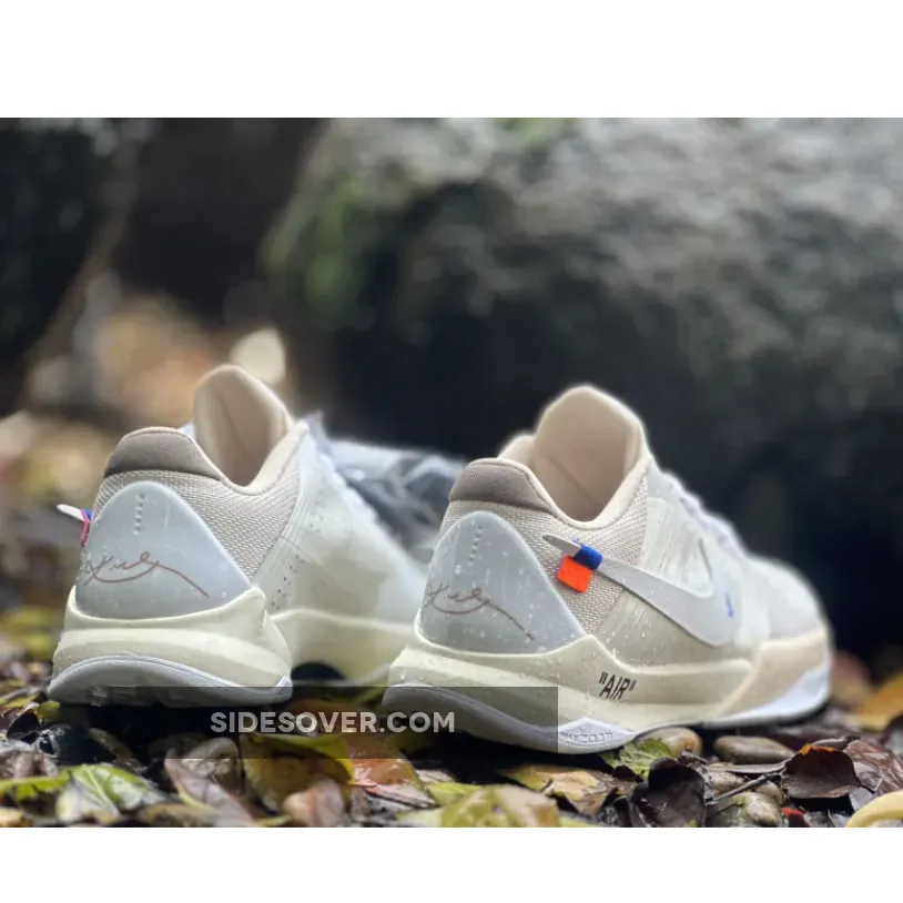 Undefeated x Custom Nike Kobe 5 Protro Rice White Undefeated x Custom Nike Kobe 5 Protro Rice White