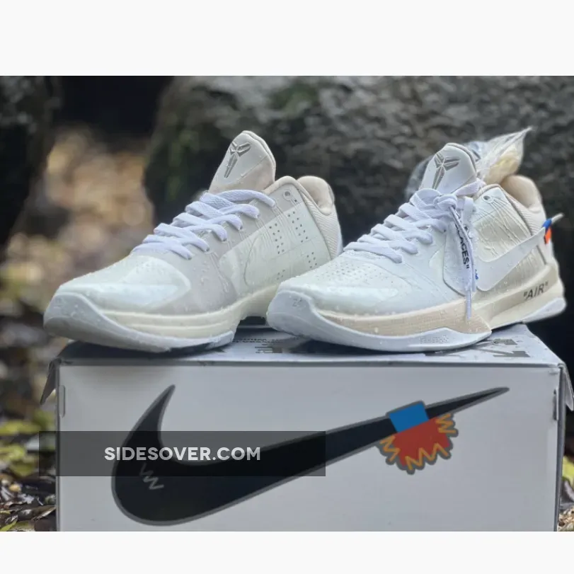 Undefeated x Custom Nike Kobe 5 Protro Rice White Undefeated x Custom Nike Kobe 5 Protro Rice White