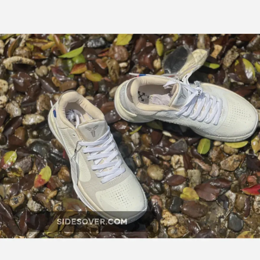 Undefeated x Custom Nike Kobe 5 Protro Rice White Undefeated x Custom Nike Kobe 5 Protro Rice White